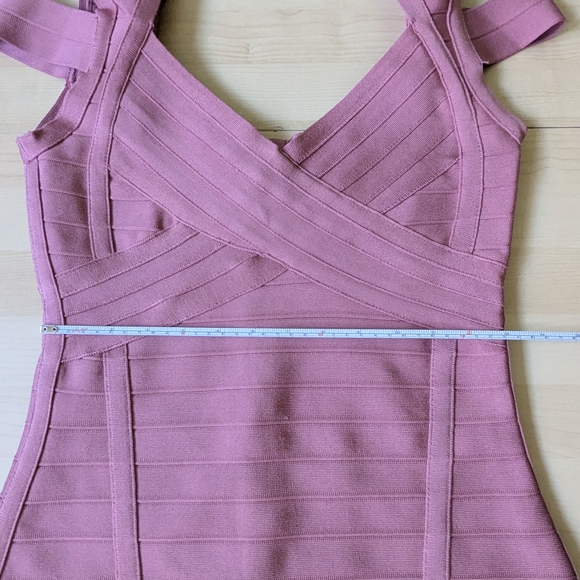 Unbranded Barbie Bubblegum Pink Bandage Body Con Shapewear Date Dress V Neck - Picture 6 of 14